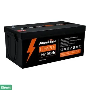 LiTime 24V200Ah - 5.12kW Lítium-vasfoszfát akkumulátor 200A BMS (LiFePO4)