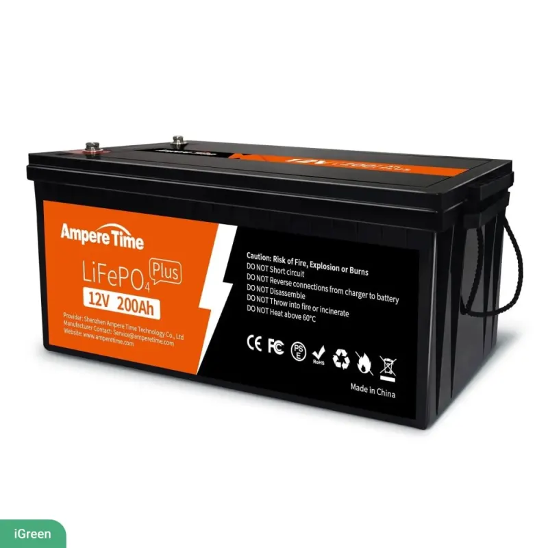LiTime 12V200Ah Plus – 2.56kW Lítium-vasfoszfát akkumulátor 200A BMS (LiFePO4)