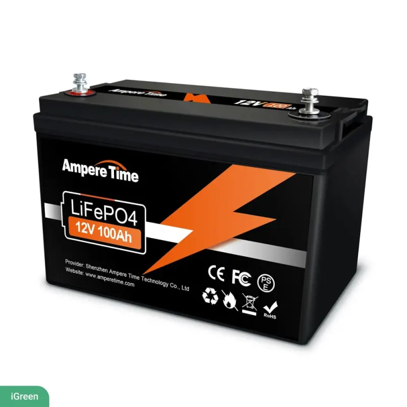 LiTime 12V100Ah – 1.28kW Lítium-vasfoszfát akkumulátor 100A BMS (LiFePO4)