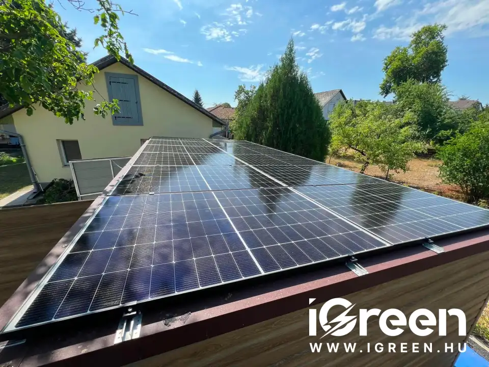 iGreen referencia – napelemek épületen 38
