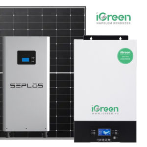 iGreen 1 fázisú sziget és hibrid üzemű napelem rendszer képe