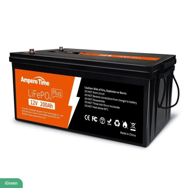 LiTime 12V200Ah Plus - 2.56kW Lítium-vasfoszfát akkumulátor 200A BMS (LiFePO4)