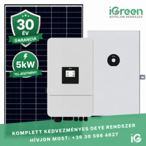 IGreen Deye napelem rendszer LV