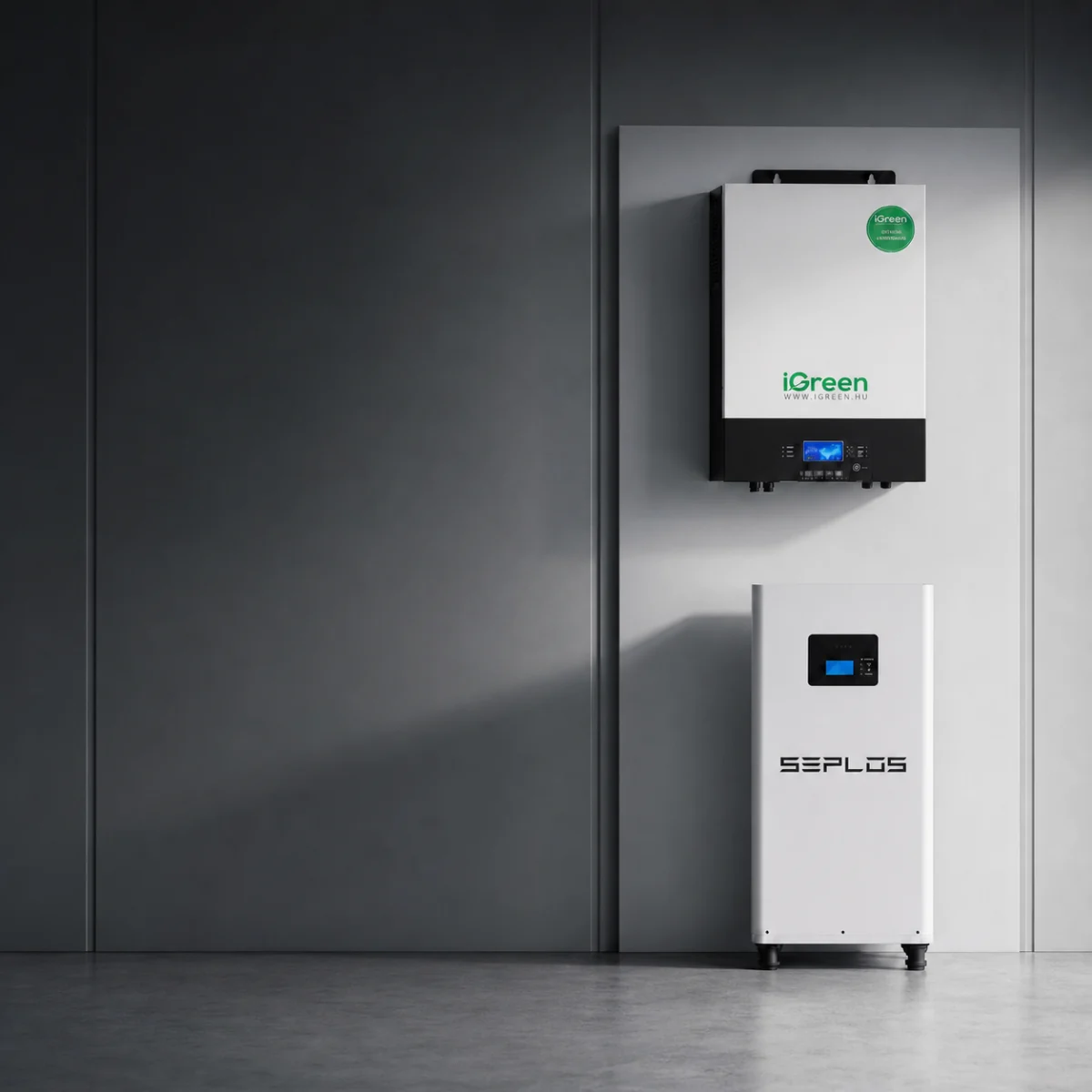 Hibrid napelemes inverter energiatároló rendszerben